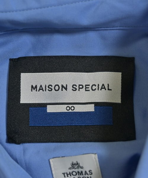MAISON SPECIAL（メゾンスペシャル）カジュアルシャツ 青 サイズ:0(XS位) メンズ/2200706133028