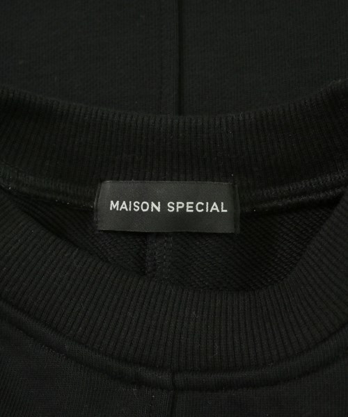 MAISON SPECIAL（メゾンスペシャル）スウェット 黒 サイズ:F メンズ/2200706684094