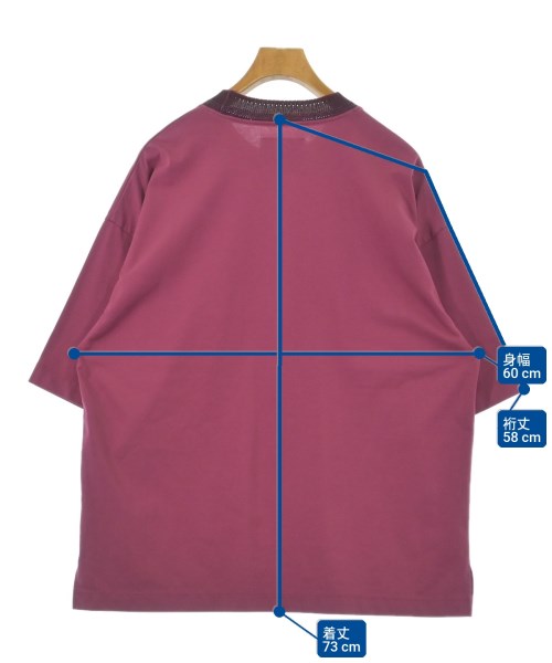 MAISON SPECIAL（メゾンスペシャル）Tシャツ・カットソー ピンク サイズ:01(S位) メンズ/2200708280034