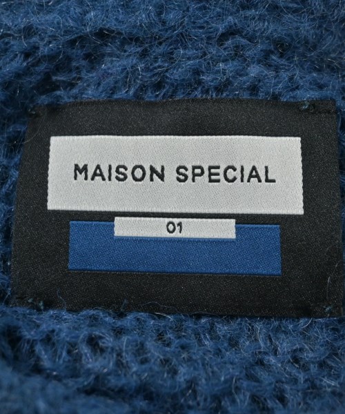 MAISON SPECIAL（メゾンスペシャル）ニット・セーター 青 サイズ:1(S位) メンズ/2200709337027