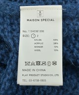 MAISON SPECIAL（メゾンスペシャル）ニット・セーター 青 サイズ:1(S位) メンズ/2200709337027