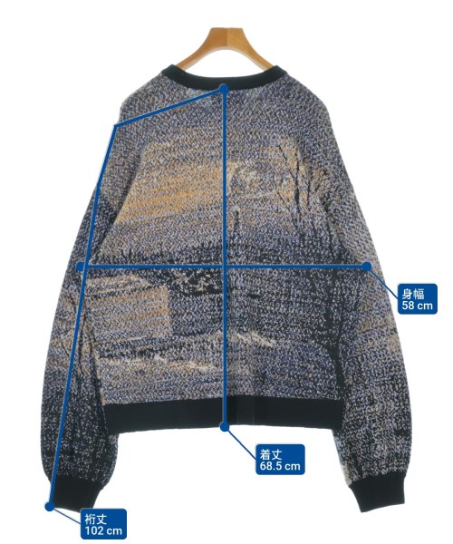 MAISON SPECIAL（メゾンスペシャル）ニット・セーター 紺 サイズ:1(S位) メンズ/2200661827017