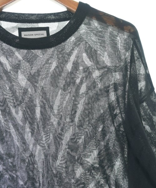 MAISON SPECIAL（メゾンスペシャル）ニット・セーター 黒 サイズ:02(M位) メンズ/2200661837344
