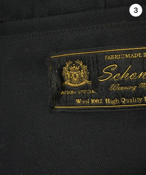 MAISON SPECIAL（メゾンスペシャル）スラックス 黒 サイズ:1(S位) メンズ/2200664146047