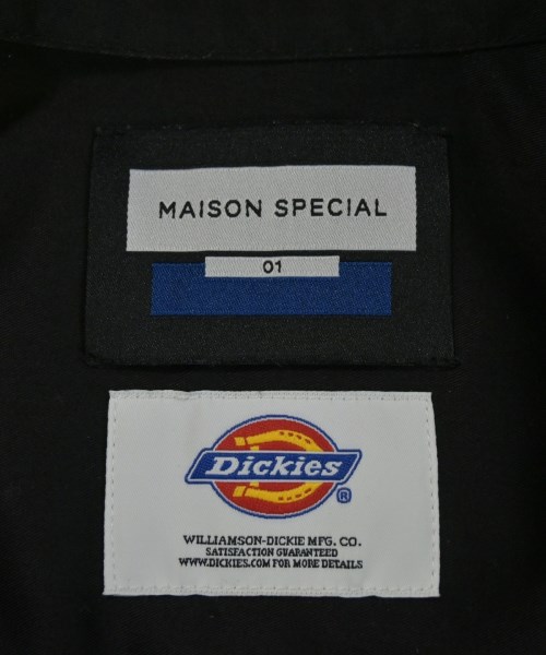MAISON SPECIAL（メゾンスペシャル）カジュアルシャツ 黒 サイズ:1(S位) メンズ/2200722808153