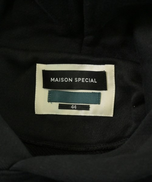 MAISON SPECIAL（メゾンスペシャル）パーカー 黒 サイズ:44(S位) メンズ/2200725278021