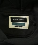 MAISON SPECIAL（メゾンスペシャル）パーカー 黒 サイズ:44(S位) メンズ/2200725278021