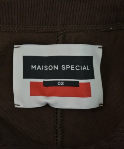 MAISON SPECIAL（メゾンスペシャル）Tシャツ・カットソー 茶 サイズ:2(M位) メンズ/2200733901072