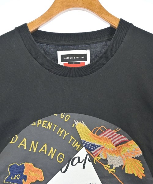 MAISON SPECIAL（メゾンスペシャル）Tシャツ・カットソー 黒 サイズ:1(S位) メンズ/2200736054027