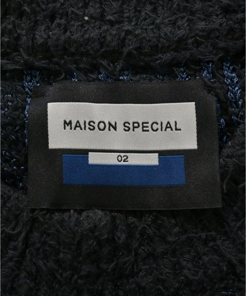 MAISON SPECIAL（メゾンスペシャル）ニット・セーター 紺 サイズ:2(M位) メンズ/2200736228015