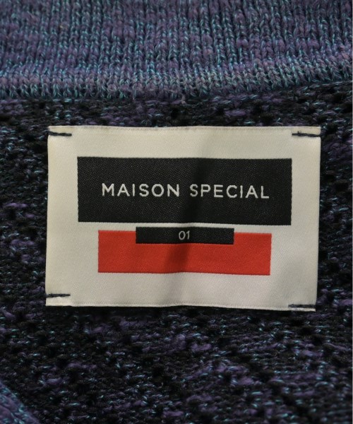 MAISON SPECIAL（メゾンスペシャル）ニット・セーター 青 サイズ:1(S位) メンズ/2200736228053
