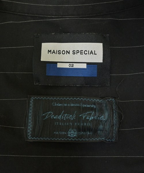 MAISON SPECIAL（メゾンスペシャル）カジュアルシャツ 黒 サイズ:2(M位) メンズ/2200721554037