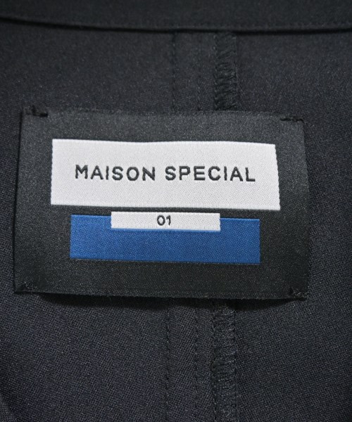 MAISON SPECIAL（メゾンスペシャル）カジュアルシャツ 黒 サイズ:1(S位) メンズ/2200723794097