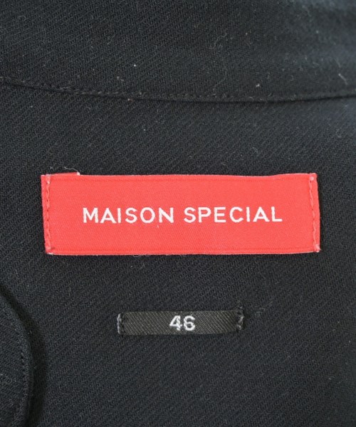 MAISON SPECIAL（メゾンスペシャル）カジュアルシャツ 黒 サイズ:46(M位) メンズ/2200724688036