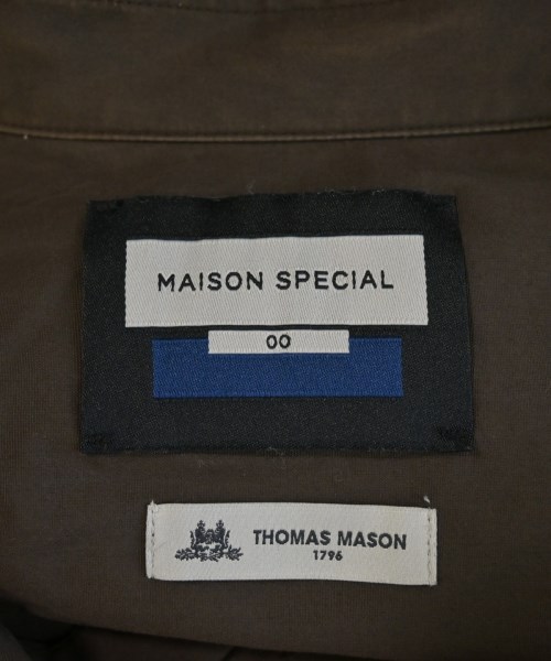 MAISON SPECIAL（メゾンスペシャル）カジュアルシャツ 茶 サイズ:00(XXL位) メンズ/2200721205144