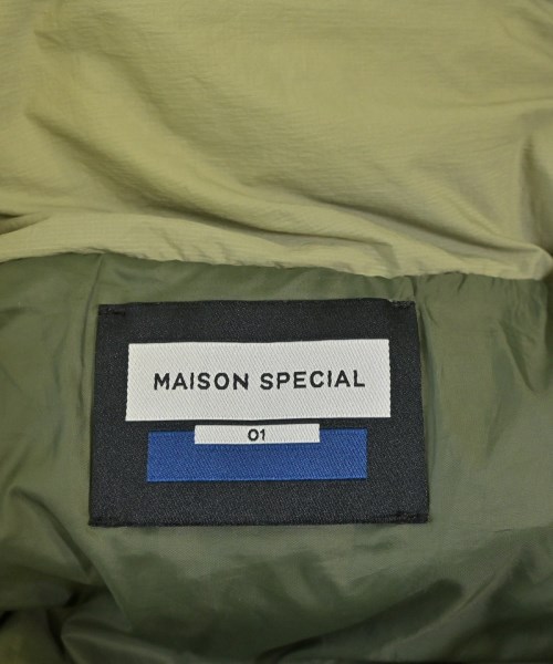 MAISON SPECIAL（メゾンスペシャル）ダウンジャケット/ダウンベスト カーキ サイズ:1(S位) メンズ/2200722446102