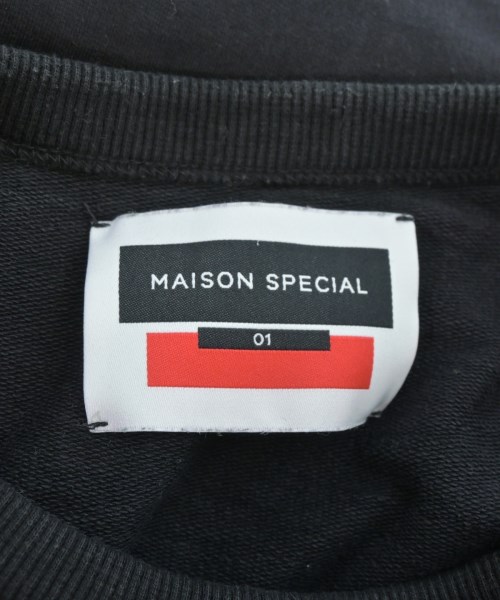 MAISON SPECIAL（メゾンスペシャル）Tシャツ・カットソー 黒 サイズ:1(S位) メンズ/2200681834033