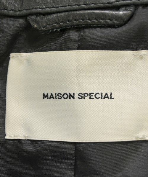 MAISON SPECIAL（メゾンスペシャル）ライダース 黒 サイズ:0(XS位) メンズ/2200686441014