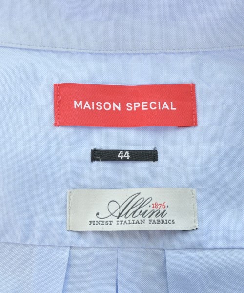 MAISON SPECIAL（メゾンスペシャル）カジュアルシャツ 青 サイズ:44(S位) メンズ/2200681934122