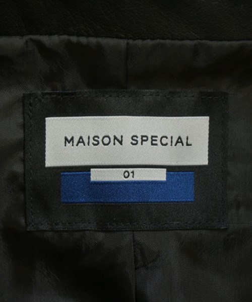 MAISON SPECIAL（メゾンスペシャル）ブルゾン 黒 サイズ:1(S位) メンズ/2200689399039