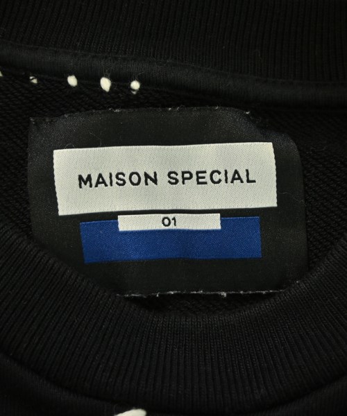 MAISON SPECIAL（メゾンスペシャル）スウェット 黒 サイズ:01(S位) メンズ/2200690076042