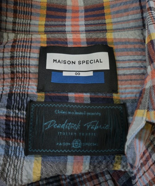 MAISON SPECIAL（メゾンスペシャル）カジュアルシャツ 青 サイズ:00(XS位) メンズ/2200691216089