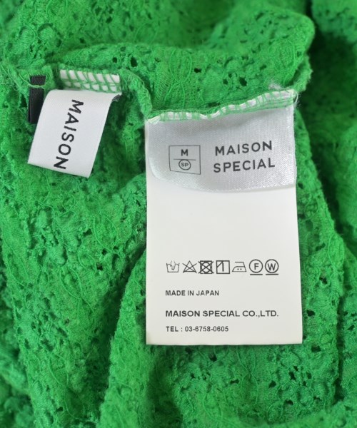 MAISON SPECIAL（メゾンスペシャル）ブラウス 緑 サイズ:M レディース/2200636188211