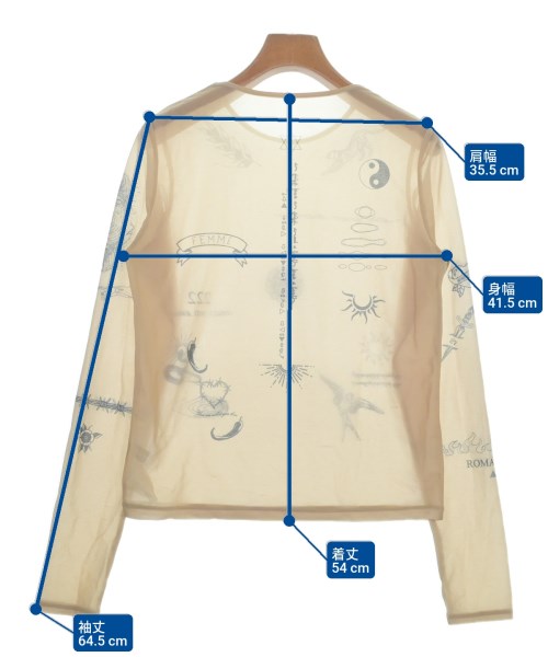 MAISON SPECIAL（メゾンスペシャル）Tシャツ・カットソー ベージュ サイズ:F レディース/2200638386110