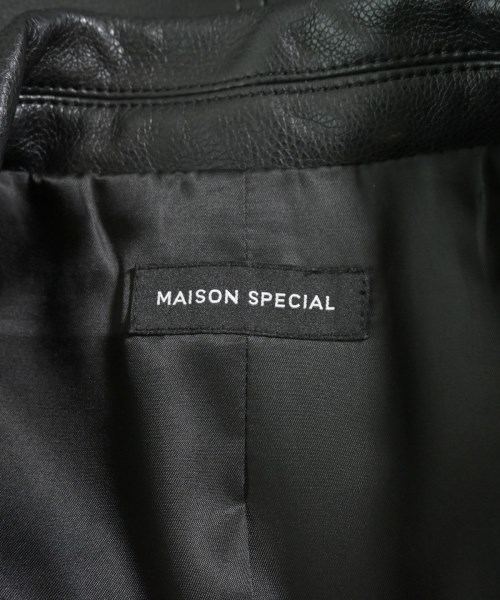 MAISON SPECIAL（メゾンスペシャル）ライダース 黒 サイズ:F レディース/2200638613018