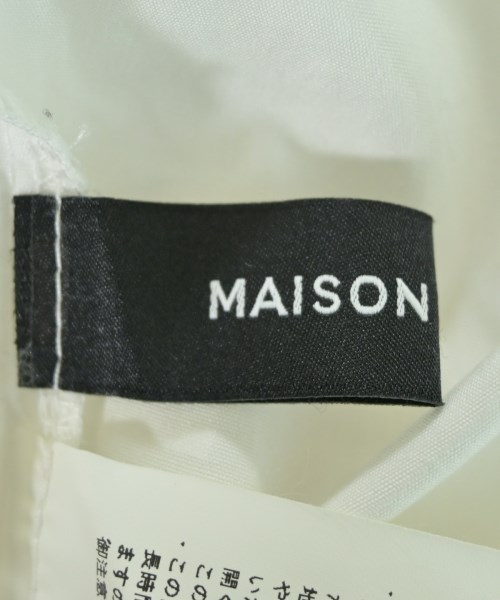 MAISON SPECIAL（メゾンスペシャル）カジュアルシャツ 白 サイズ:F レディース/2200621911084