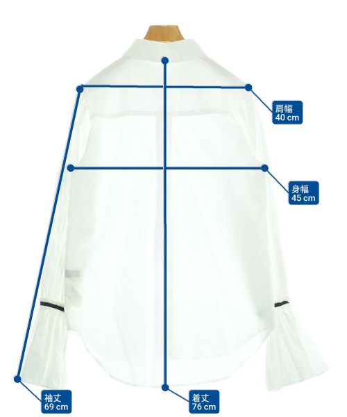 MAISON SPECIAL（メゾンスペシャル）カジュアルシャツ 白 サイズ:F レディース/2200621911084