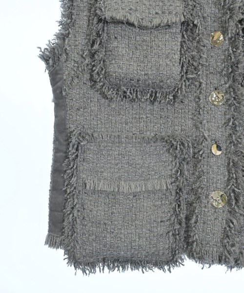 MAISON SPECIAL（メゾンスペシャル）ノーカラージャケット グレー サイズ:F レディース/2200639296029