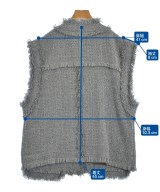 MAISON SPECIAL（メゾンスペシャル）ノーカラージャケット グレー サイズ:F レディース/2200639296029