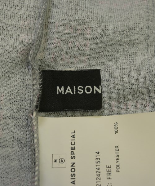 MAISON SPECIAL（メゾンスペシャル）Tシャツ・カットソー グレー サイズ:F レディース/2200639296043
