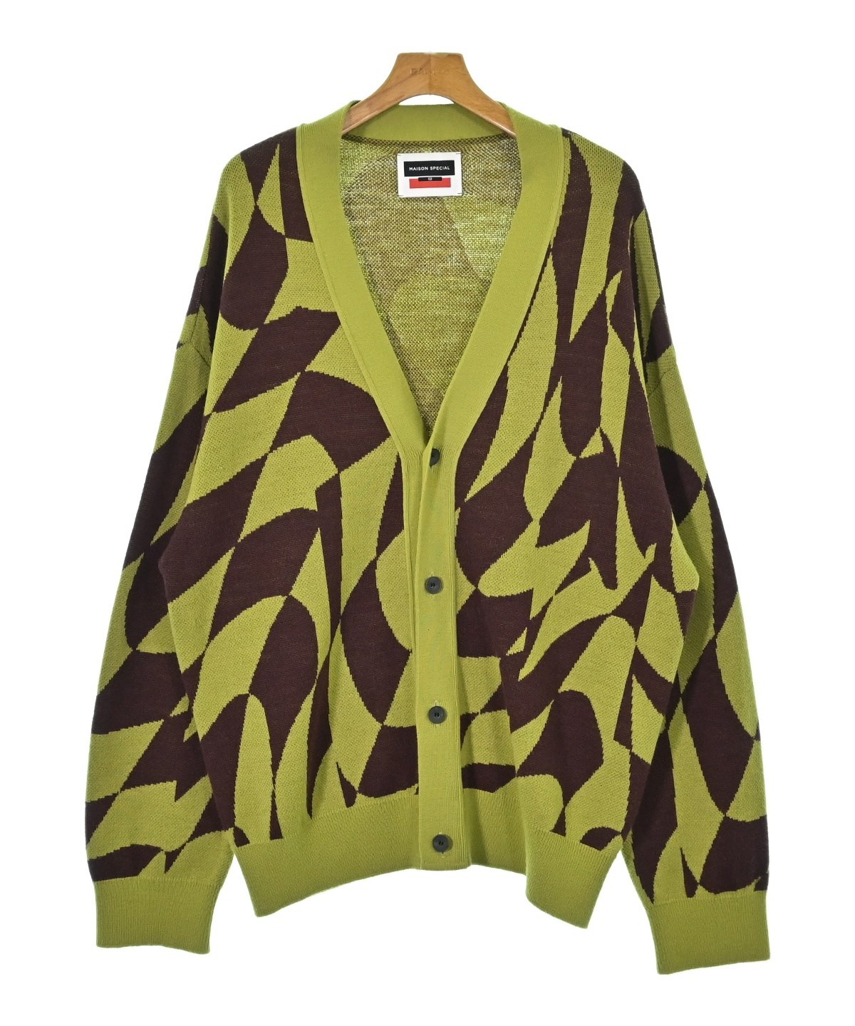 MAISON SPECIAL（メゾンスペシャル）カーディガン 緑 サイズ:02(M位