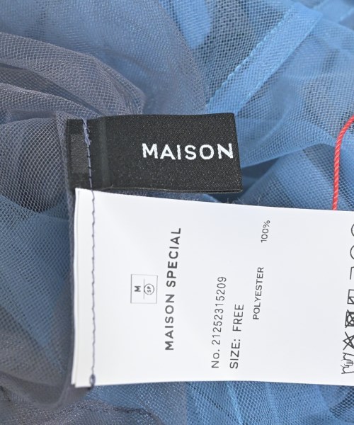MAISON SPECIAL（メゾンスペシャル）ブラウス 青 サイズ:F レディース/2200627491078