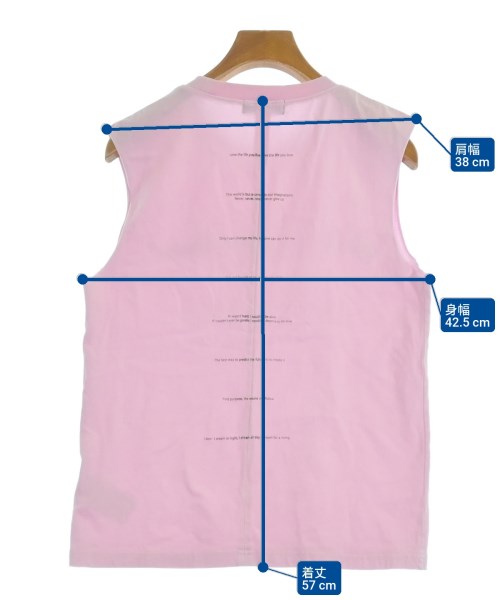 MAISON SPECIAL（メゾンスペシャル）タンクトップ ピンク サイズ:F レディース/2200632953059