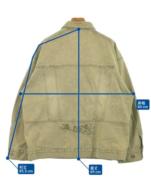 MAISON SPECIAL（メゾンスペシャル）デニムジャケット カーキ サイズ:M レディース/2200611405050