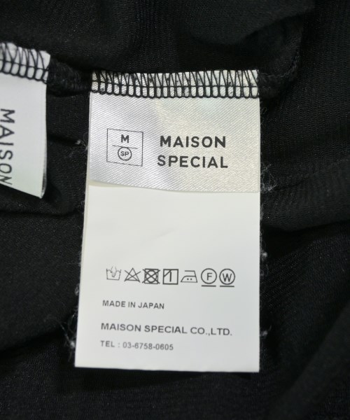 MAISON SPECIAL（メゾンスペシャル）Tシャツ・カットソー 黒 サイズ:F レディース/2200633968052