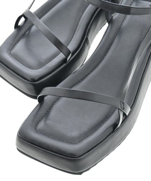 MAISON SPECIAL（メゾンスペシャル）サンダル 黒 サイズ:EU38(24.5cm位) レディース/2200610567131