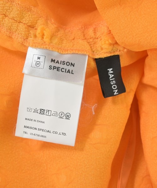 MAISON SPECIAL（メゾンスペシャル）カジュアルシャツ オレンジ サイズ:F レディース/2200610897047