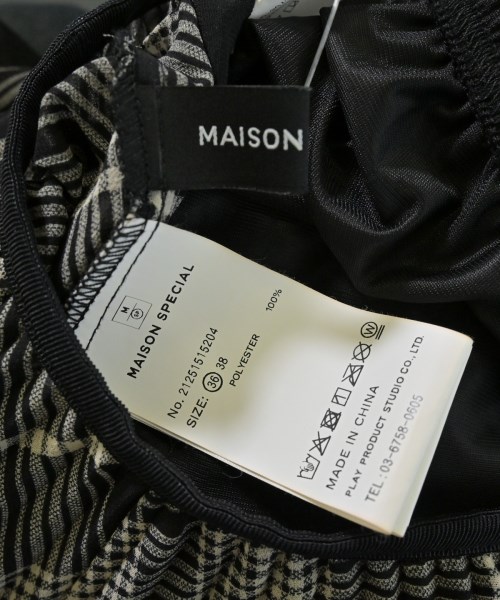 MAISON SPECIAL（メゾンスペシャル）ロング・マキシ丈スカート 黒 サイズ:36(S位) レディース/2200618302048