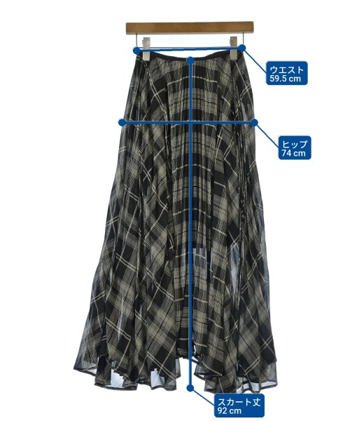 MAISON SPECIAL（メゾンスペシャル）ロング・マキシ丈スカート 黒 サイズ:36(S位) レディース/2200618302048