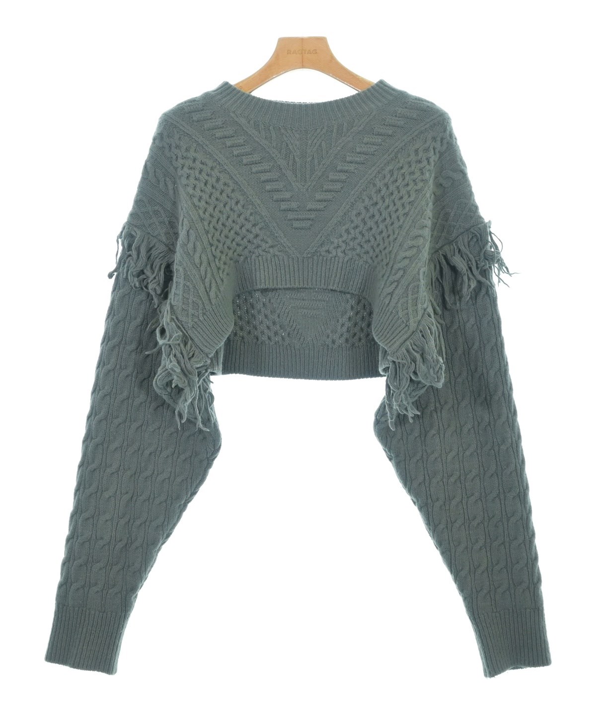 MAISON SPECIAL◇セーター(厚手)/1/コットン/BEG/無地/11212361338/鬼