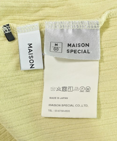 MAISON SPECIAL（メゾンスペシャル）ノースリーブ 黄 サイズ:F レディース/2200601515042