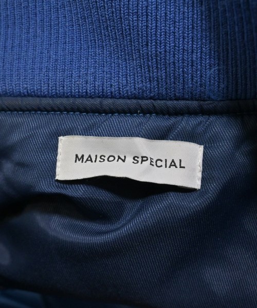 MAISON SPECIAL（メゾンスペシャル）ブルゾン 青 サイズ:F レディース/2200673080011