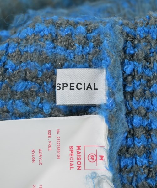 MAISON SPECIAL（メゾンスペシャル）ニット・セーター 青 サイズ:F レディース/2200671754044