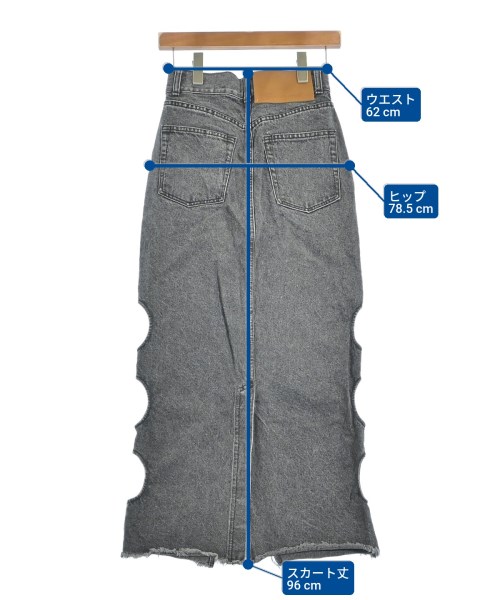 MAISON SPECIAL（メゾンスペシャル）ロング・マキシ丈スカート グレー サイズ:36(S位) レディース/2200674158061