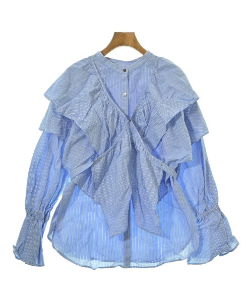 MAISON SPECIAL(メゾンスペシャル)ブラウス 青 サイズ:F/2200670961061