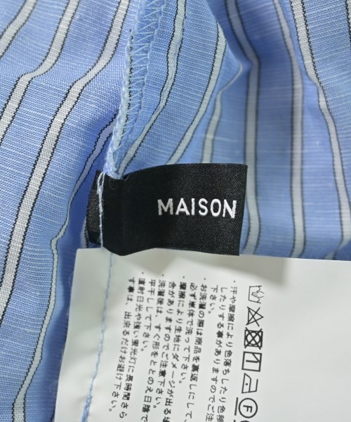 MAISON SPECIAL（メゾンスペシャル）ブラウス 青 サイズ:F レディース/2200670961061